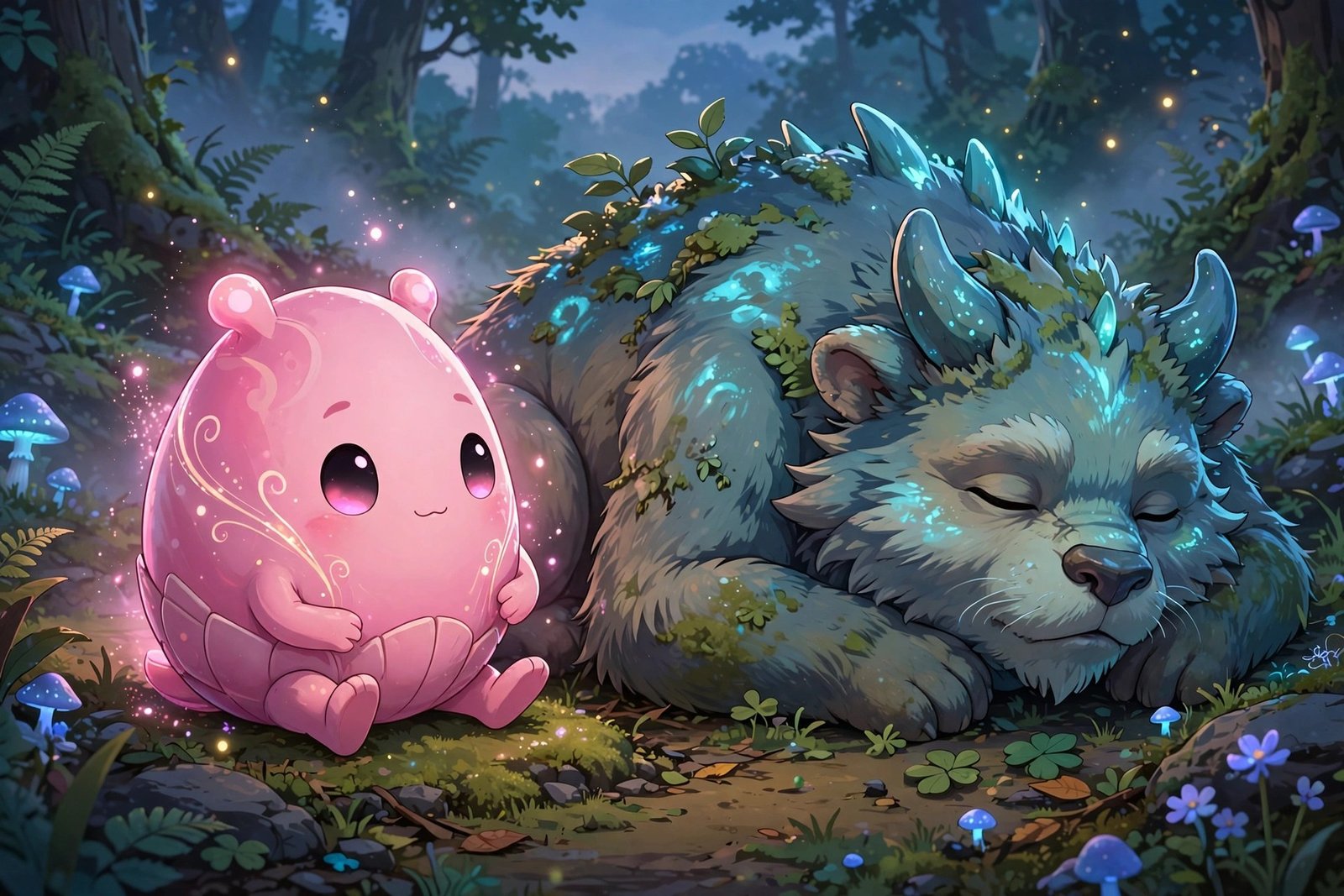 Snorlax and Blissey normal type fusion wall concept