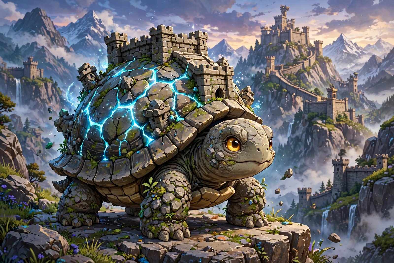 Shuckle tortoise creature as unbreakable fortress wall