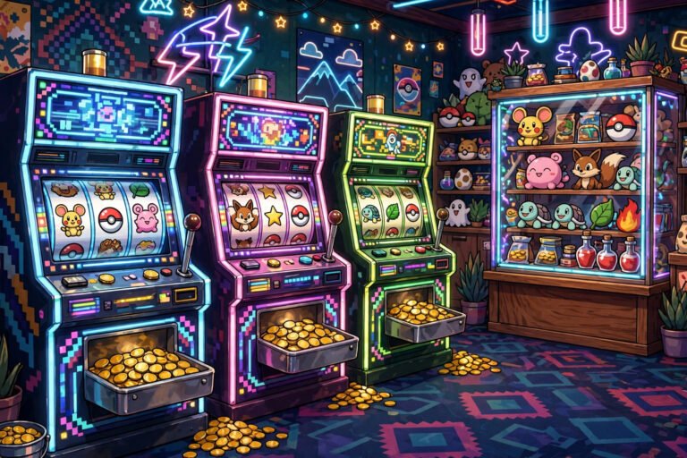 Pokemon Infinite Fusion Game Corner casino with slot machines in Celadon City